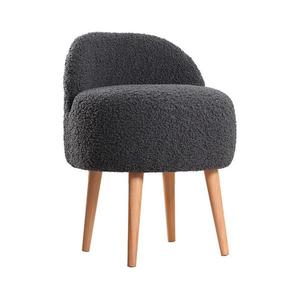 Detské kreslo MIKI, priemer 46 cm, tmavosivé 209FLF1153 vyobraziť