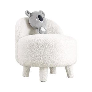 Detské kreslo PIXI, priemer 46 cm, biele 209FLF1325 vyobraziť