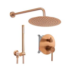 REA-P8809 - Sprchová súprava s podomietkovou batériou LUNGO kartáčovaná meď REA-P8809 vyobraziť