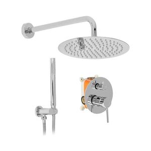 REA-P8007 - Sprchová sada s podomietkovou batériou LUNGO v lesklom chróme REA-P8007 vyobraziť