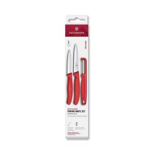 Victorinox - Sada kuchynských nožov so škrabkou SWISS CLASSIC 3 ks červená 6.7111.33C1 vyobraziť