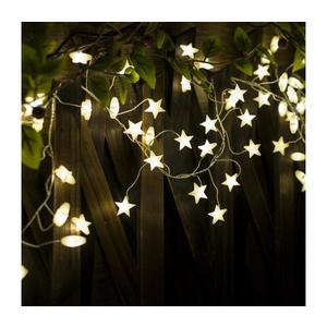 Brilagi - LED vianočný reťazec 40×LED/3×AA 1, 8 m teplá biela hviezdy 1v1104-OEM1 vyobraziť