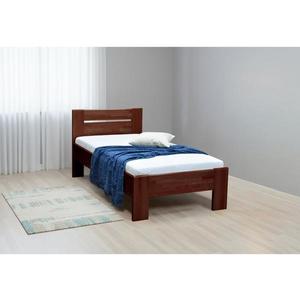 Jednolôžková posteľ AMBER 90x200 cm tmavý orech 8590828019213 vyobraziť