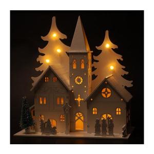 Brilagi - LED vianočná dekorácia LED/2xAA kostolík 1v1109-OEM1 vyobraziť