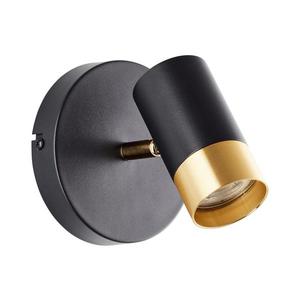 Brilliant - LED nástenné bodové svietidlo VIGOLO 1xGU10/5W/230V čierna/zlatá G03410/86 vyobraziť