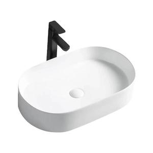 REA-U1055 - Umývadlo na dosku NADIA 38, 5x61 cm keramika/lesklá biela REA-U1055 vyobraziť