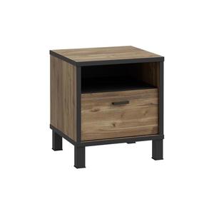 Nočný stolík OREN hnedá/čierna HYTK011-M215 vyobraziť