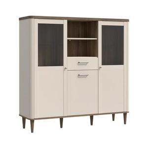 Vitrína VIRO hnedá/béžová LCTV433-M861 vyobraziť