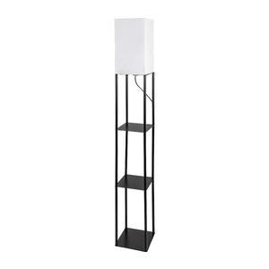 Brilagi - Stojacia lampa s policami GRADUS 1xE27/40W/230V 150 cm čierna/biela 63018 vyobraziť