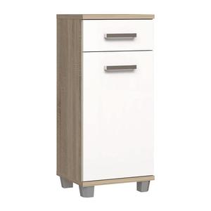 Kúpeľňová skrinka VENOM biela/dub sonoma VERK22-Q34 vyobraziť