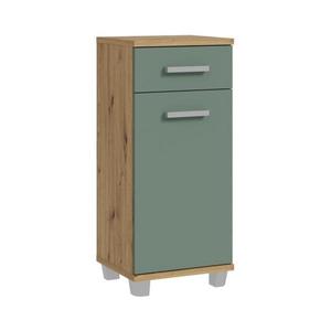 Kúpeľňová skrinka VENOM zelená/dub artisan VERK22-M888 vyobraziť