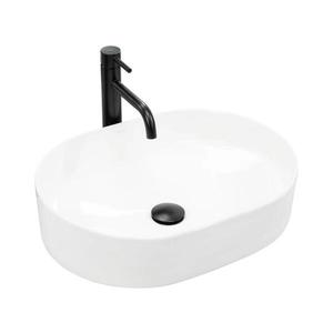 REA-U6563 - Umývadlo na dosku NADIA 38x50 cm keramika/lesklá biela REA-U6563 vyobraziť