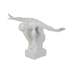 Estilo Home Dekorácia na stôl 19, 5x16x38, 5 cm živica/biela 5905623250441 vyobraziť