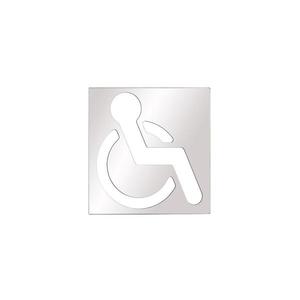 BEMETA Ikona pre osoby so zdravotným postihnutím 12x12 cm nerez/strieborná 111022022 vyobraziť