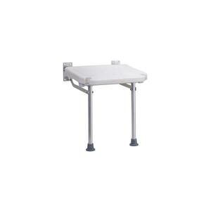 BEMETA Sprchové sedadlo 40x43 cm strieborné/biele 353125033 vyobraziť