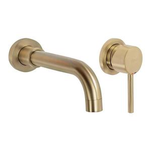 REA-B4109 - Umývadlová batéria pre podomietkovú inštaláciu LUNGO, brúsené zlato REA-B4109 vyobraziť