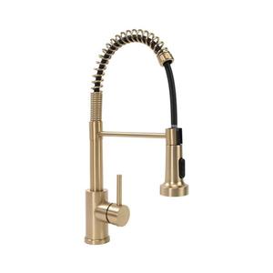 REA-B4821 - Drezová batéria s vysúvateľnou sprchou COLIN 42, 5 cm, brúsené zlato REA-B4821 vyobraziť