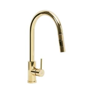 REA-B0669 - Drezová batéria s vysúvacou sprškou FRESH 39, 5 cm zlatá REA-B0669 vyobraziť