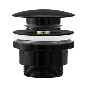 REA-A4100 - Umyvadlový odtok CLICK-CLACK, priemer 6, 4 cm, lesklá čierna REA-A4100 vyobraziť