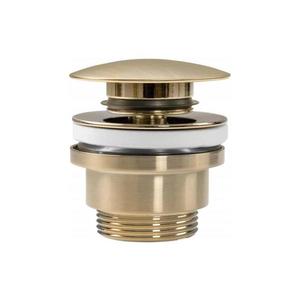 REA-A8585 - Umyvadlový odtok CLICK-CLACK, priemer 6, 4 cm, brúsené zlato REA-A8585 vyobraziť