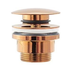 REA-A533A - Výpusť do umývadla CLICK-CLACK, priemer 6, 4 cm, ružové zlato REA-A533A vyobraziť