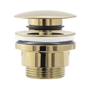 REA-A2360 - Umývadlová výpusť CLICK-CLACK, priemer 6, 4 cm, zlatá REA-A2360 vyobraziť