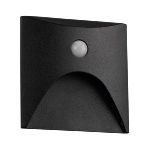 39142 - LED schodové svietidlo so senzorom EXIN 2, 5W/230V 4000K IP65 čierne, hranaté 39142 vyobraziť