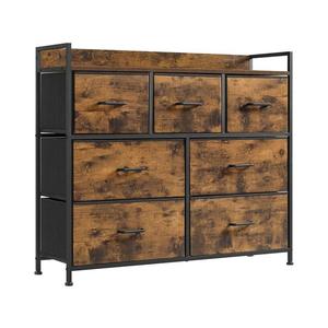 Komoda so zásuvkami KIRA hnedá/čierna LTS137B01 vyobraziť