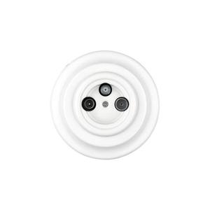 Bohemia-Design - Porcelánová retro TV/SAT-W zásuvka s rámikom biela K1-TV/SAT-W vyobraziť