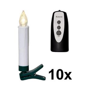 Eglo 410003 -SADA 10x LED Osvetlenie na vianočný stromček 1xLED/0, 06W/1xAA IP44 +DO 410003 vyobraziť