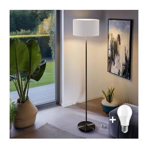 LED stojacia lampa TUNJA 1xE27/20W/230V pr. 38 cm čierna/biela 1xSA2187+1xEG32482 vyobraziť