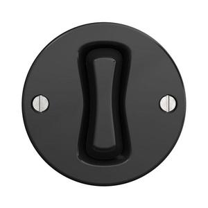 lap - Retro tlačidlo bez rámčeka čierne C/V1/TL1 vyobraziť