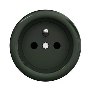 lap - Retro domová zásuvka bez rámika 230V zelená Z/ZF vyobraziť