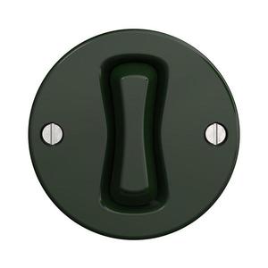 lap - Retro tlačidlo bez rámčeka zelené Z/V1/TL1 vyobraziť