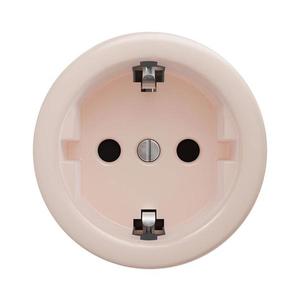 lap - Retro domová zásuvka bez rámčeka SCHUKO 230V/16A staroružová R/ZS vyobraziť