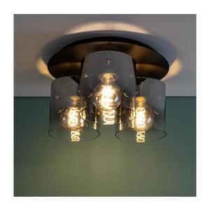 Brilliant - Stropné svietidlo BETH 3xE27/60W/230V priemer 37 cm čierna/dymová 75593/20 vyobraziť