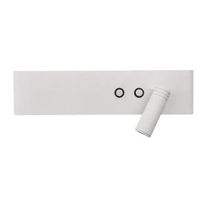 LED nástenné bodové svietidlo RESORT LED/10W/230V + LED/3W biele pravé ML1569 vyobraziť