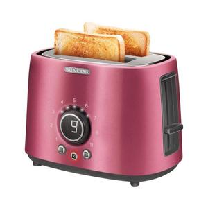 Sencor - Hriankovač s dvoma otvormi a ohrievacím roštom 1000W/230V ružový 41006698 vyobraziť