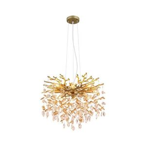 Globo 64138H1G - Závesný luster QUEENA na lanku 8xE14/40W/230V zlatý 64138H1G vyobraziť