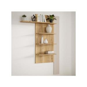Nástenná polica INAR dub/béžová BTHB01-M821 vyobraziť