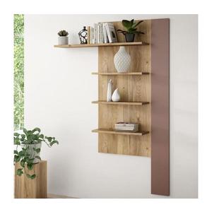 Nástenná polica INAR dub/hnedá BTHB01-Q193 vyobraziť