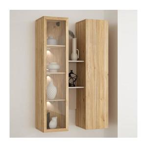 Nástenná polica INAR dub/béžová BTHVH331-M845 vyobraziť