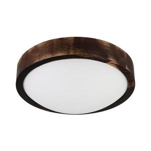 Stropné svietidlo OAK SMOKY SLIM 1xE27/15W/230V pr. 27 cm dub/tmavohnedá LD-PD-8.1 vyobraziť