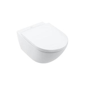 Villeroy & Boch 4670TSR1 - Závesné WC so sedátkom SoftClose SUBWAY keramika/biela 4670TSR1 vyobraziť