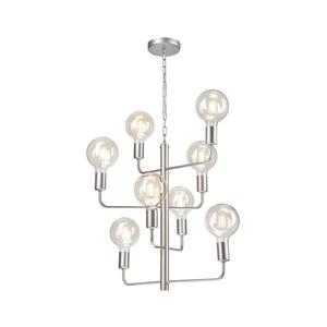 Luster na reťazi ORLANDO 8xE27/60W/230V strieborná LM 8.147 vyobraziť