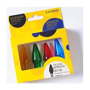 SADA 4 x Náhradná žiarovka FELICIA E10/14V/0, 1A farebná 166100.B vyobraziť