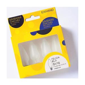 SADA 4 x Náhradná žiarovka FELICIA E10/14V/0, 1A biela 166600.B vyobraziť