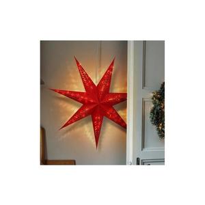 LED vianočná hviezda červená 60 cm 20x LED 2x AA vyobraziť