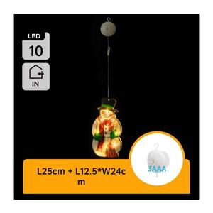 B.V. - LED Vianočná dekorácia LED/3xAAA snehuliak 25cm B10303K61 vyobraziť
