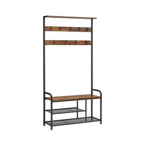 Stojanový vešiak NAVOR hnedá/čierna HSR409B01 vyobraziť